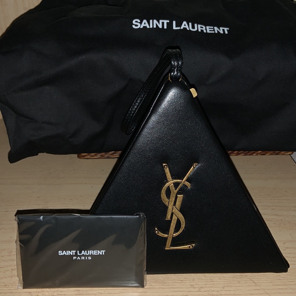 YSL Black Pyramid Bag